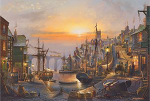 The Old Viaduct. A painting by Donald MacLeod